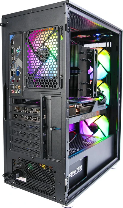 Zalman i3 Neo, schwarz/grau, Glasfenster
