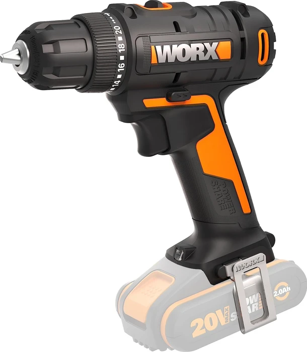 Worx 20V PowerShare Akku-Bohrschrauber solo