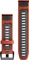 Garmin Ersatzarmband QuickFit 20 Silikon flame red/graphite Vorschaubild