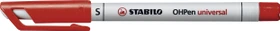 STABILO OHPen universal wasserlöslich S rot
