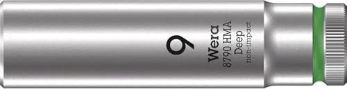 Wera 8790 HMA Deep Außensechskant Steckschlüssel 1/4", 9x50mm