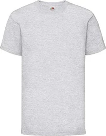 Fruit Of The Loom Valueweight T-Shirt kurzarm heather grey (Junior)