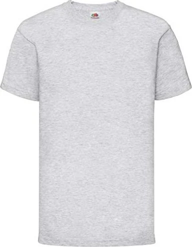 Fruit Of The Loom Valueweight T-Shirt kurzarm heather grey (Junior)