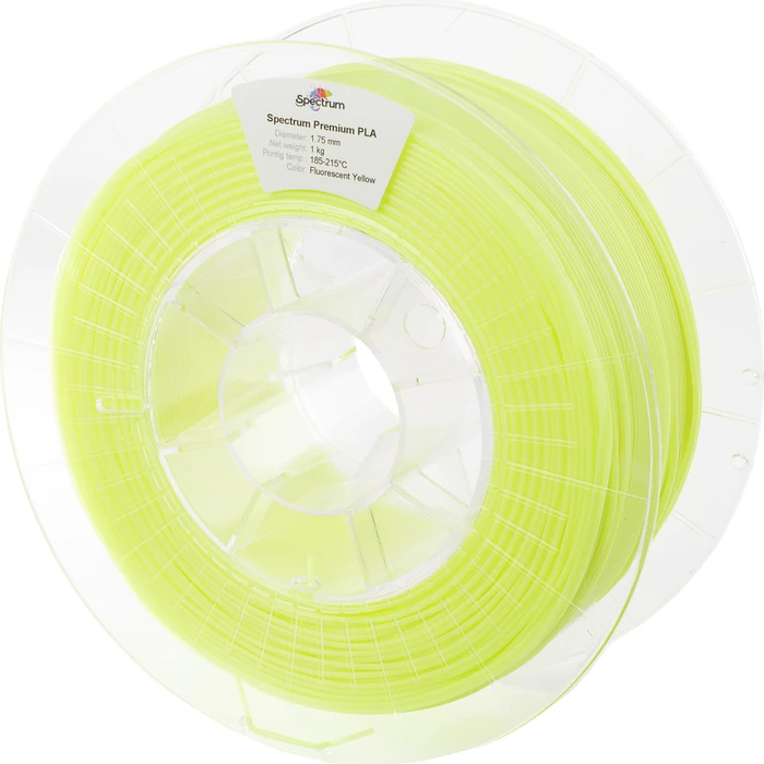 Spectrum PLA, fluo yellow, Spule, 1.75mm, 1.00kg