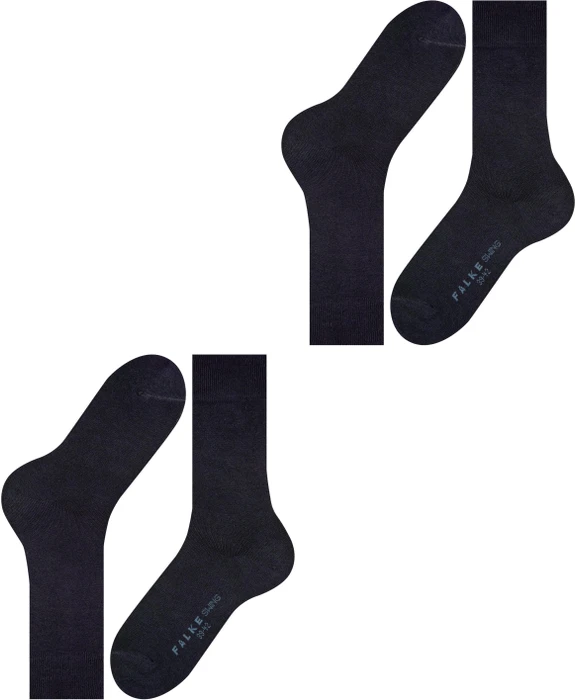 Falke Swing Socken dark navy, 2 Paare (Herren)