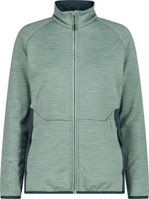 CMP Fleece Grid Tech Jacke jade melange (Damen)