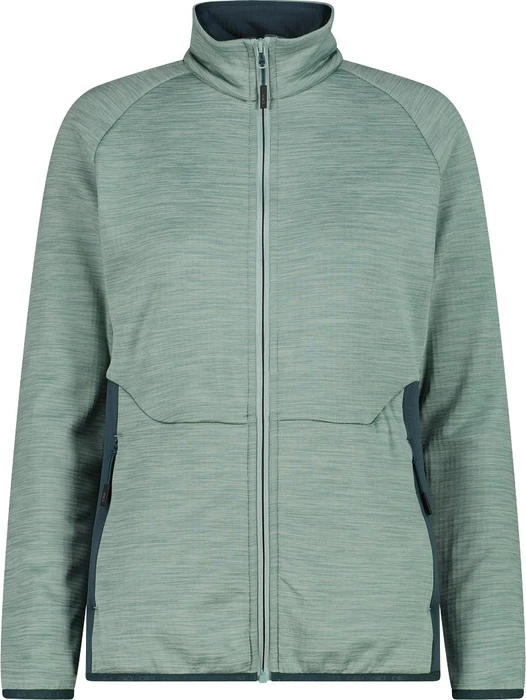 CMP Fleece Grid Tech Jacke jade melange (Damen)