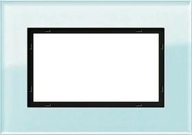 Gira Esprit Abdeckrahmen Glas Mint 1.5fach