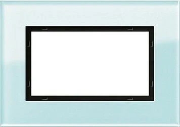 Gira Esprit Abdeckrahmen Glas Mint 1.5fach