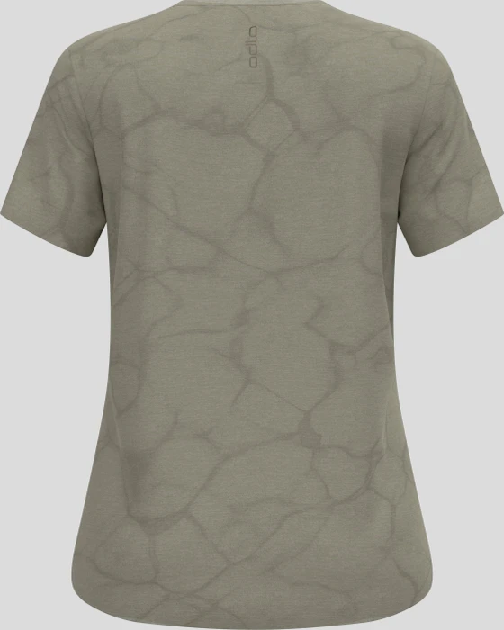 Odlo Zeroweight Engineered Chill-Tec Laufshirt kurzarm agate gray melange (Damen)