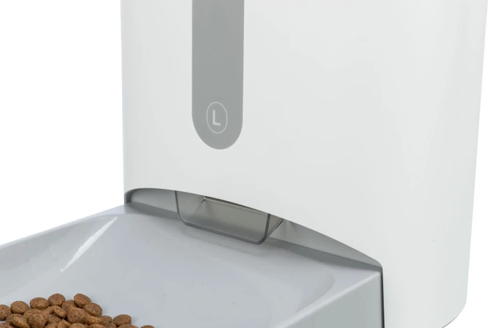 Trixie TX8 2.0 Smart Futterautomat, max. 4 Mahlzeiten pro Tag, Timer, Lautsprecher, 4.5l, weiß