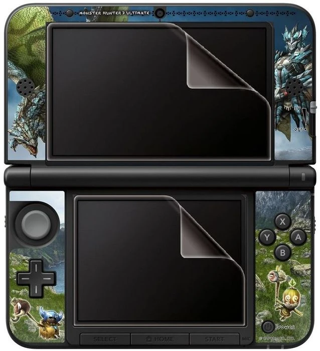 Hori Nintendo 3DS XL Monster Hunter 3 Ultimate Skin & Filter Set (DS)