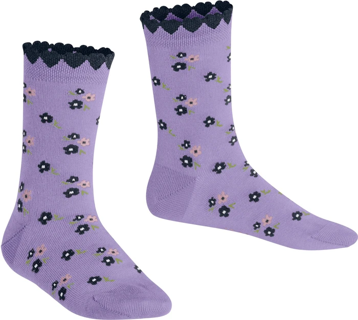 Falke Ditsy Flowers Socken light lilac (Junior)