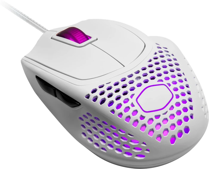 Cooler Master MasterMouse MM720 RGB Gaming Maus weiß matt, USB