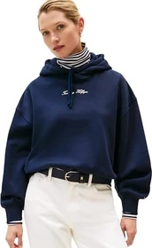 Tommy Hilfiger Classic Script Fleece Hoodie dark night navy (Damen)