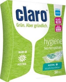 Claro Hygiene Geschirrspültabs, 50 Stück