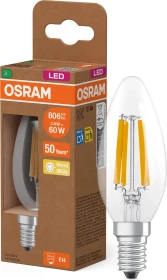 Osram Ledvance LED Classic B 60 3.8W/827 E14 klar