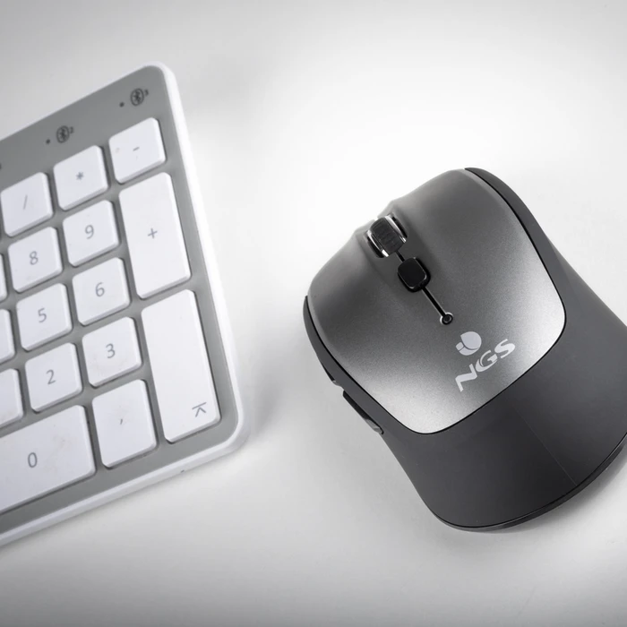 NGS Frizz Dual 2in1 Mouse grau/schwarz, USB/Bluetooth