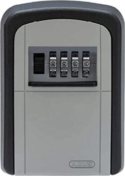 ABUS KeyGarage 707 zur Wandmontage Schlüsselkasten, schwarz/silber, mechanische Zahlenkombination