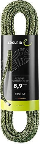Edelrid Swift Protect Pro Dry Einfachseil 8.9mm night/green