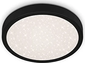 Briloner Runa Sternenhimmel LED Deckenleuchte 18W 28cm schwarz