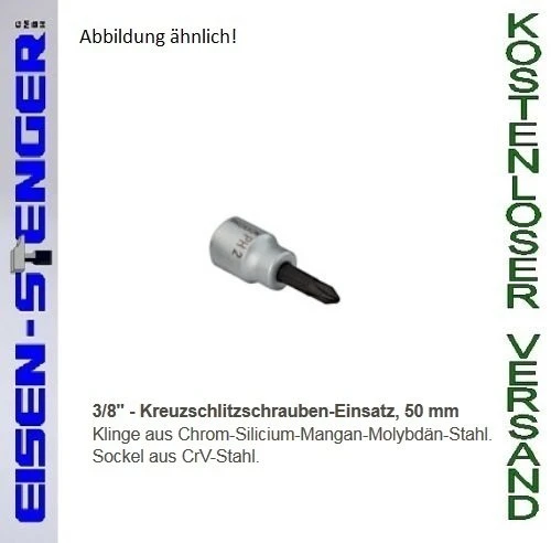 Proxxon Kreuzschlitz Steckschlüssel 3/8", PH3x50mm