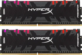 Kingston HyperX Predator RGB UDIMM 64GB Kit, DDR4-3000, CL16-18-18, 2RX8
