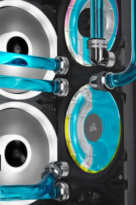 Corsair iCue 5000D RGB Hydro X, schwarz, Glasfenster