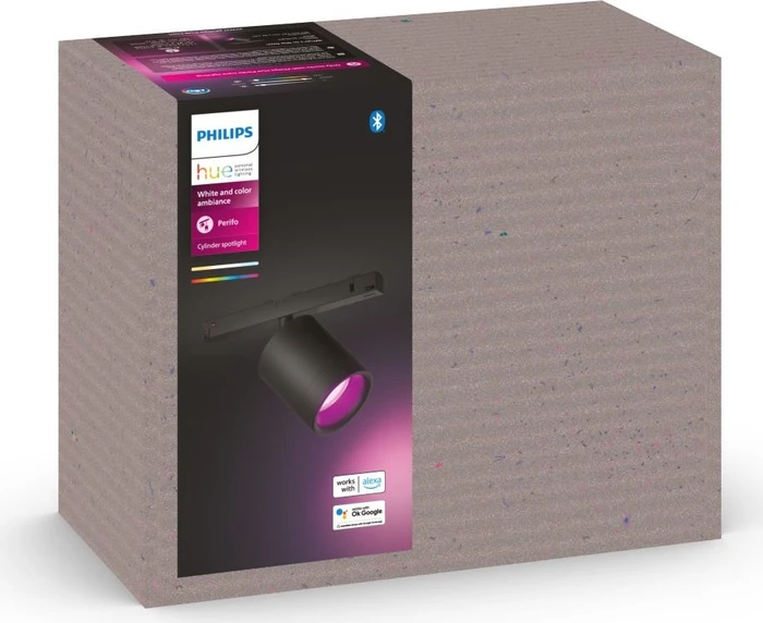 Philips Hue White and Color Ambiance Perifo Schienensystem Spot 5.3W schwarz, 1 Stück