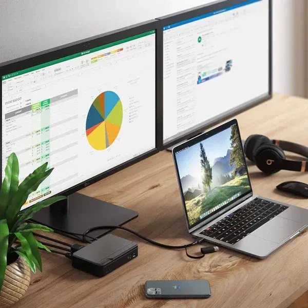 Alogic Universal Twin HD Pro Docking Station with 85W Power Delivery, USB-C 3.0 [Buchse]