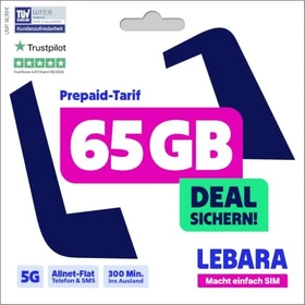 Lebara Prepaid Sim-Karte