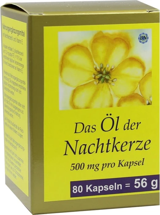 FBK-Pharma Öl der Nachtkerze 500mg Kapseln, 80 Stück