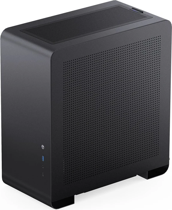 Jonsbo U4 Pro Mesh, schwarz, Glasfenster