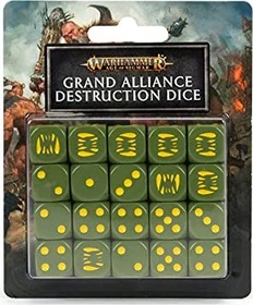 Games Workshop Warhammer Age of Sigmar Würfelset: Grand Alliance Destruction