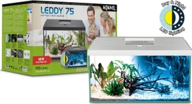 Aquael Leddy Day & Night 75, Aquarium-Set, weiß, 105l