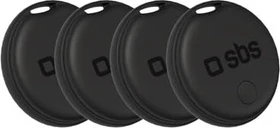 SBS Mobile Track My Dot Kit schwarz, 4er-Pack