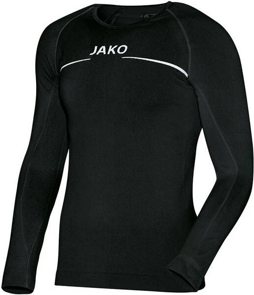 Jako Comfort Funktionsshirt langarm schwarz (Junior)