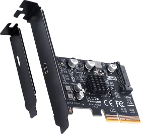 Graugear USB-C 3.2 PCIe-Karte, 1x USB-C 3.2, PCIe 3.0 x4 (18156)