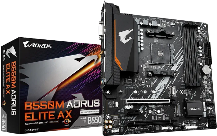 GIGABYTE B550M AORUS Elite AX (AMD AM4)