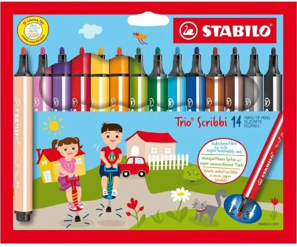 STABILO Trio Scribbi sortiert, 14er-Set