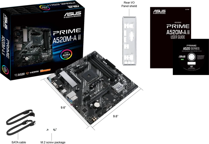ASUS Prime A520M-A II/CSM (AMD AM4)