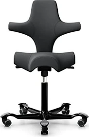 HAG Capisco 8106 Select Sattelstuhl, dunkelgrau, Gestell schwarz