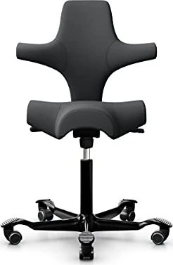 HAG Capisco 8106 Select Sattelstuhl, dunkelgrau, Gestell schwarz