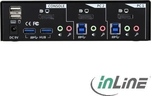 InLine Desktop Switch, 2-Fach