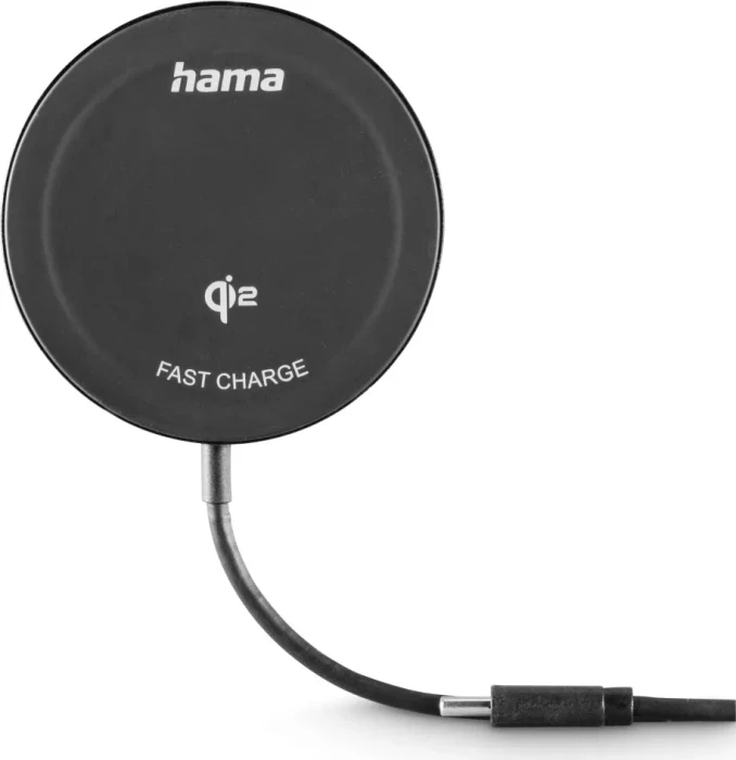 Hama Kabelloses Qi2-Ladegerät 15W schwarz