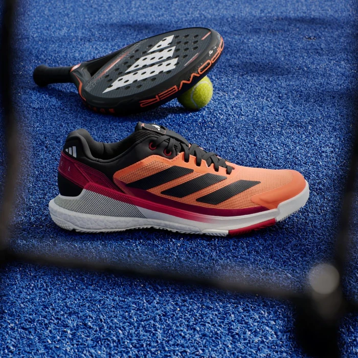 adidas Crazyquick Boost Padel lucid orange/core black/lucid red (Herren)