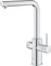 Grohe Blue Pure Minta Einzelarmatur mit herausziehbarem Mousseurauslauf chrom Vorschaubild