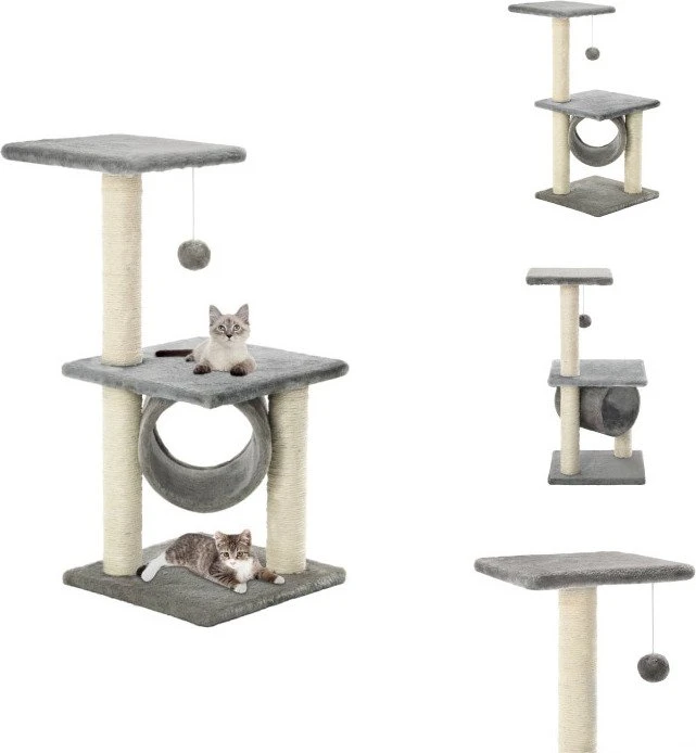 vidaXL Katzen-Kratzbaum Sisal 65cm