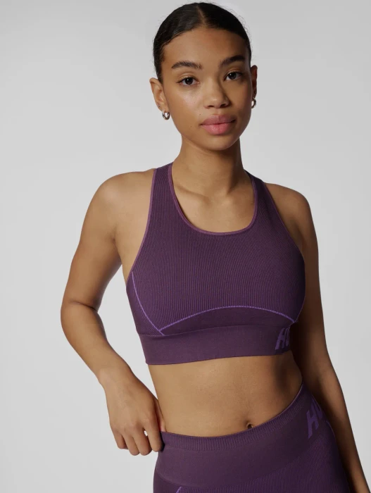 hummel Christel Sport-BH plum perfect/bellflower melange (Damen)