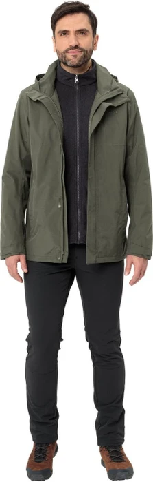 Vaude Rosemoor 3in1 Modell 2024 Funktionsjacke khaki (Herren)